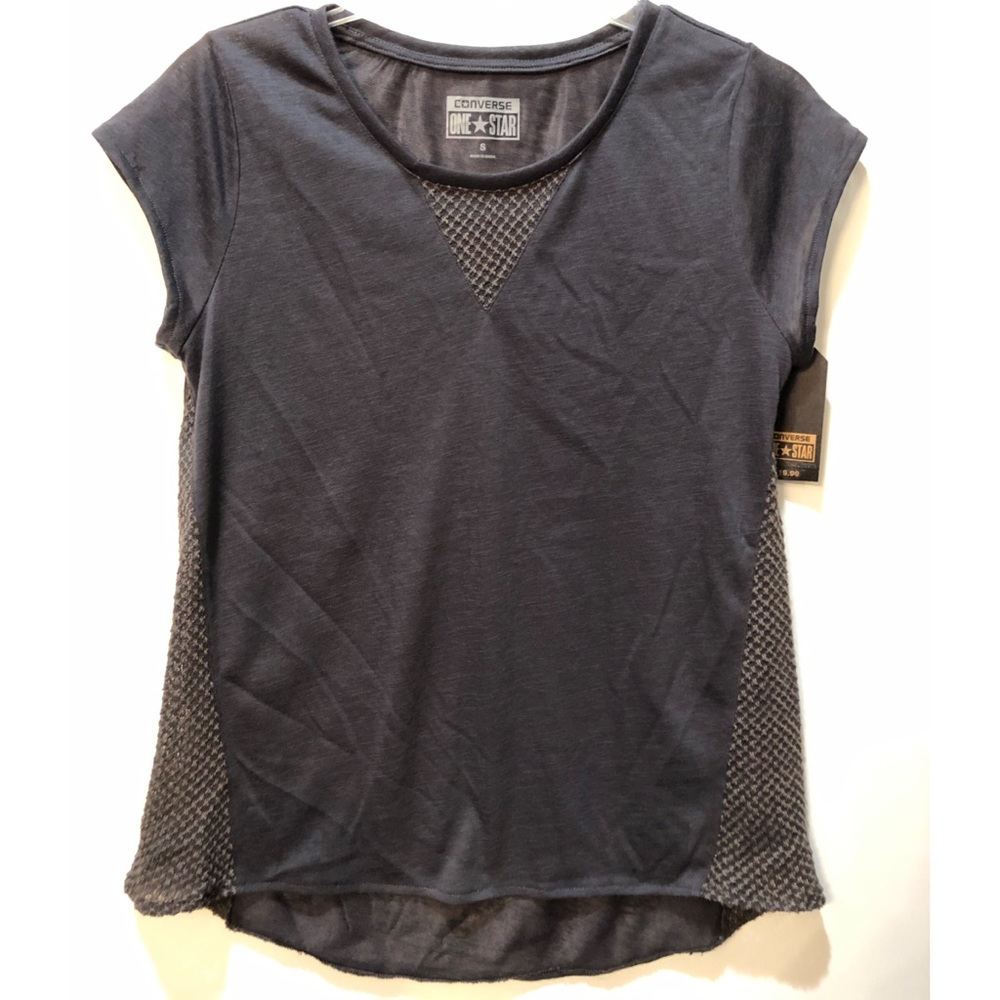 Women’s Gray Converse top